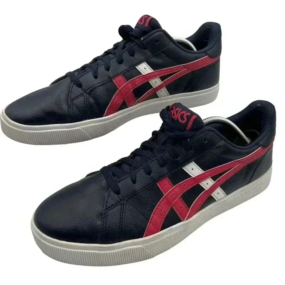 Asics Classic CT Womens 10 Sneaker Smooth Blue Leather Durable sporty ASICSTIGER